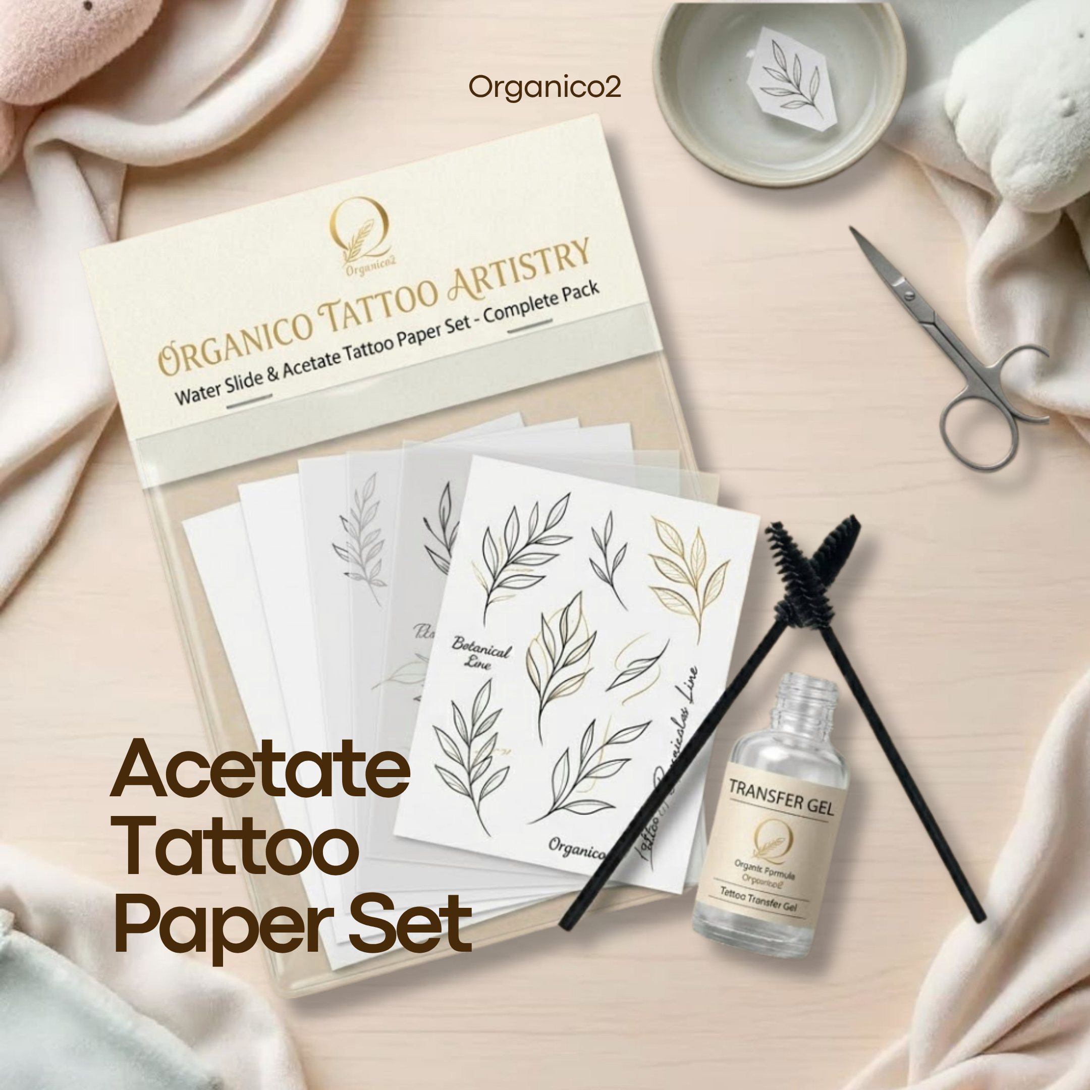 Water slide Paper  / Acetate Tattoo Paper Set 20" x 27"