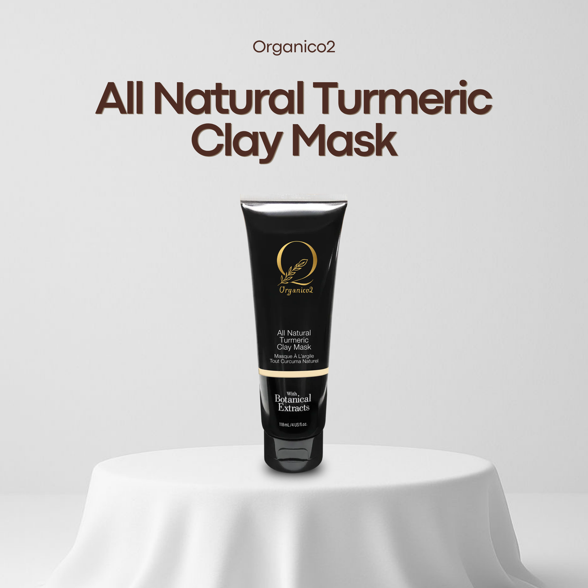Clay Mask - All Natural Turmeric (All Skin Types) – Organico2