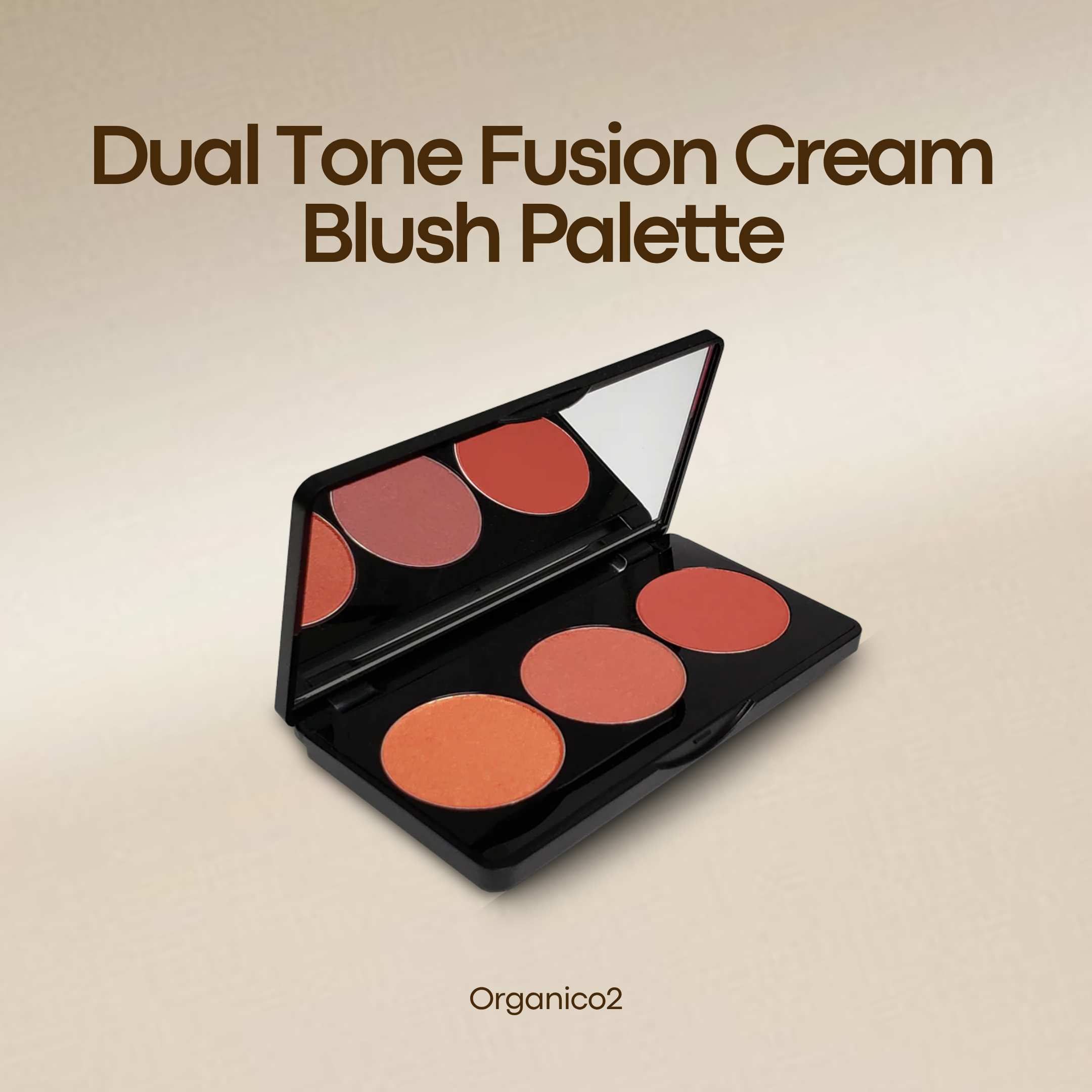 Blush - Cream - Palette - Dual Tone Fusion (3) - Trio