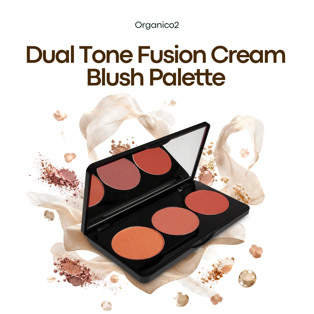 Blush - Cream - Palette - Dual Tone Fusion (3) - Trio