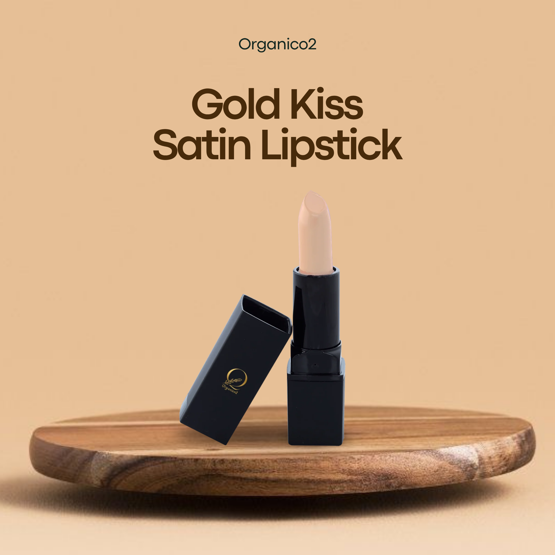 Satin Lipstick - Gold Kiss