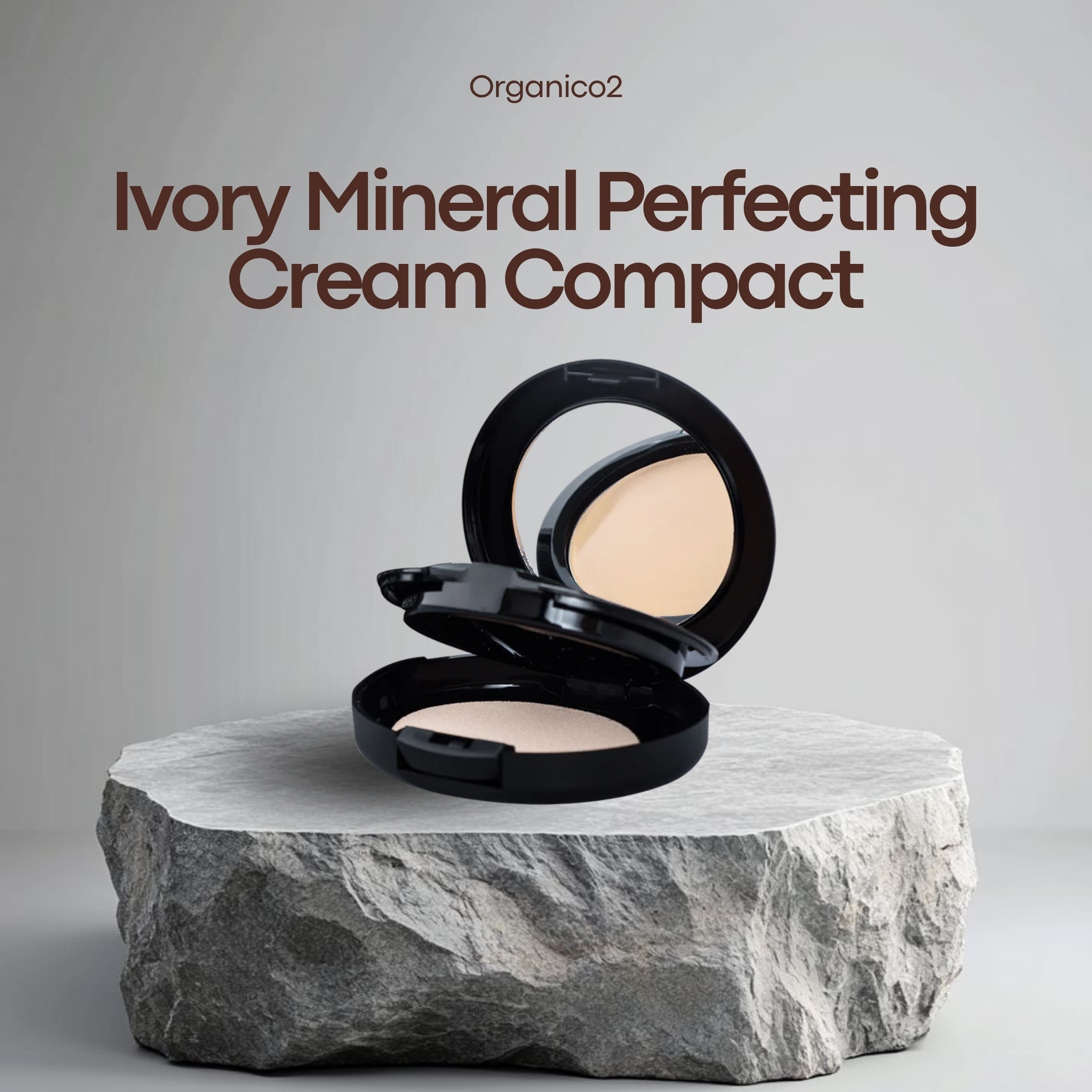 Ivory - 10 g HD Mineral Perfecting Cream Compact