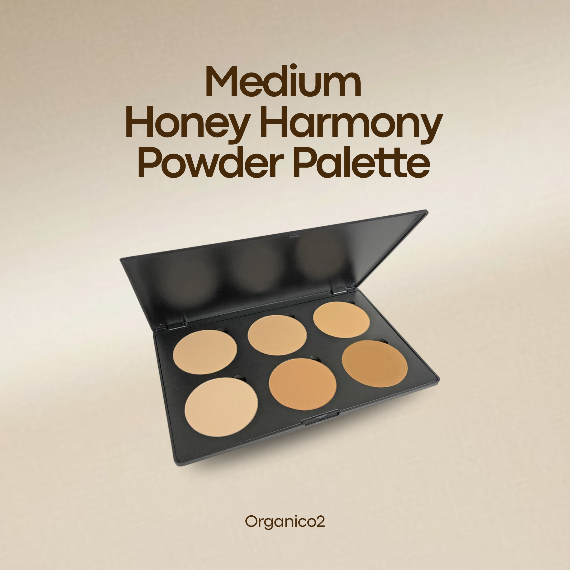 Powder - Dual - (6) Honey Harmony Medium Palette
