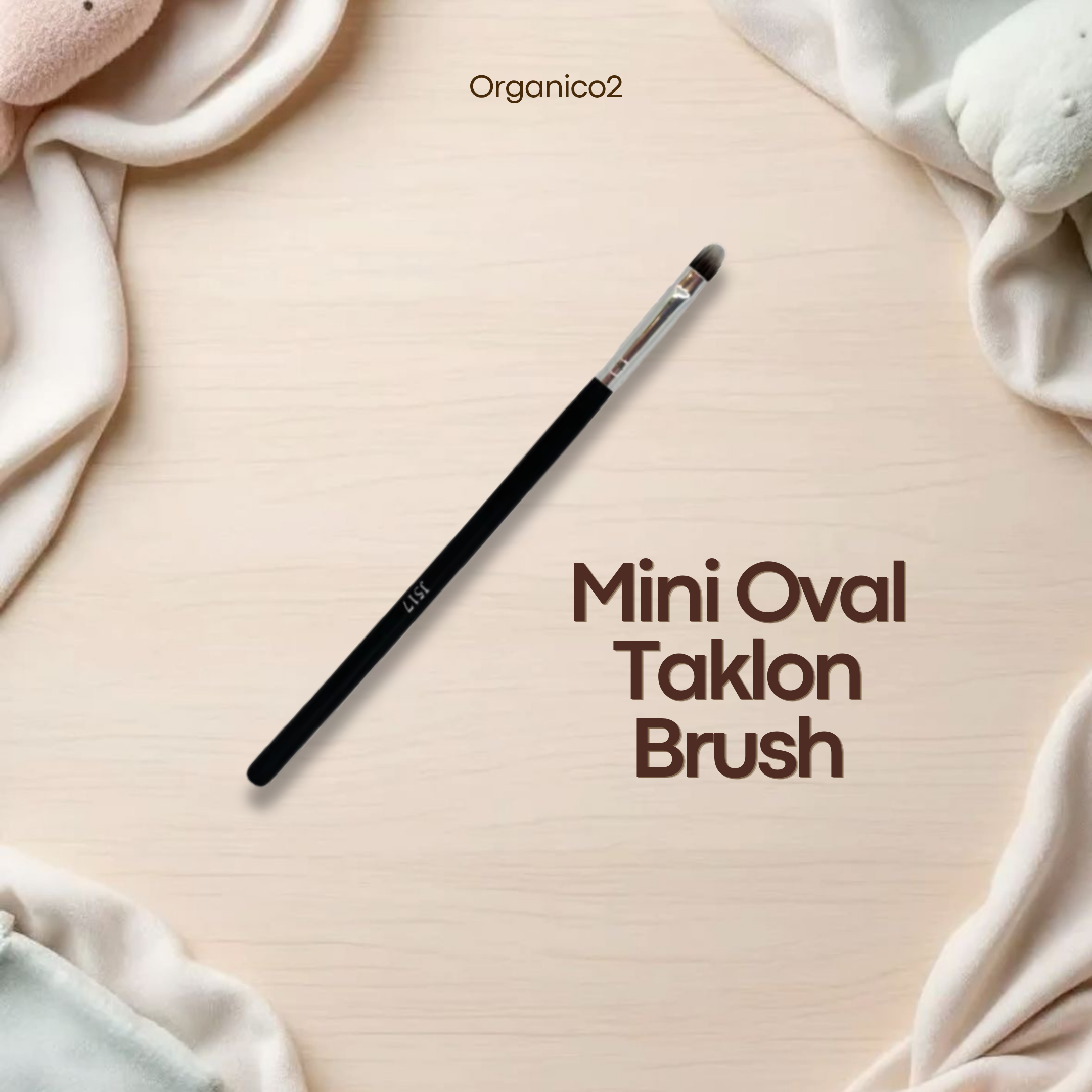 Brush - J517 Mini Oval Taklon