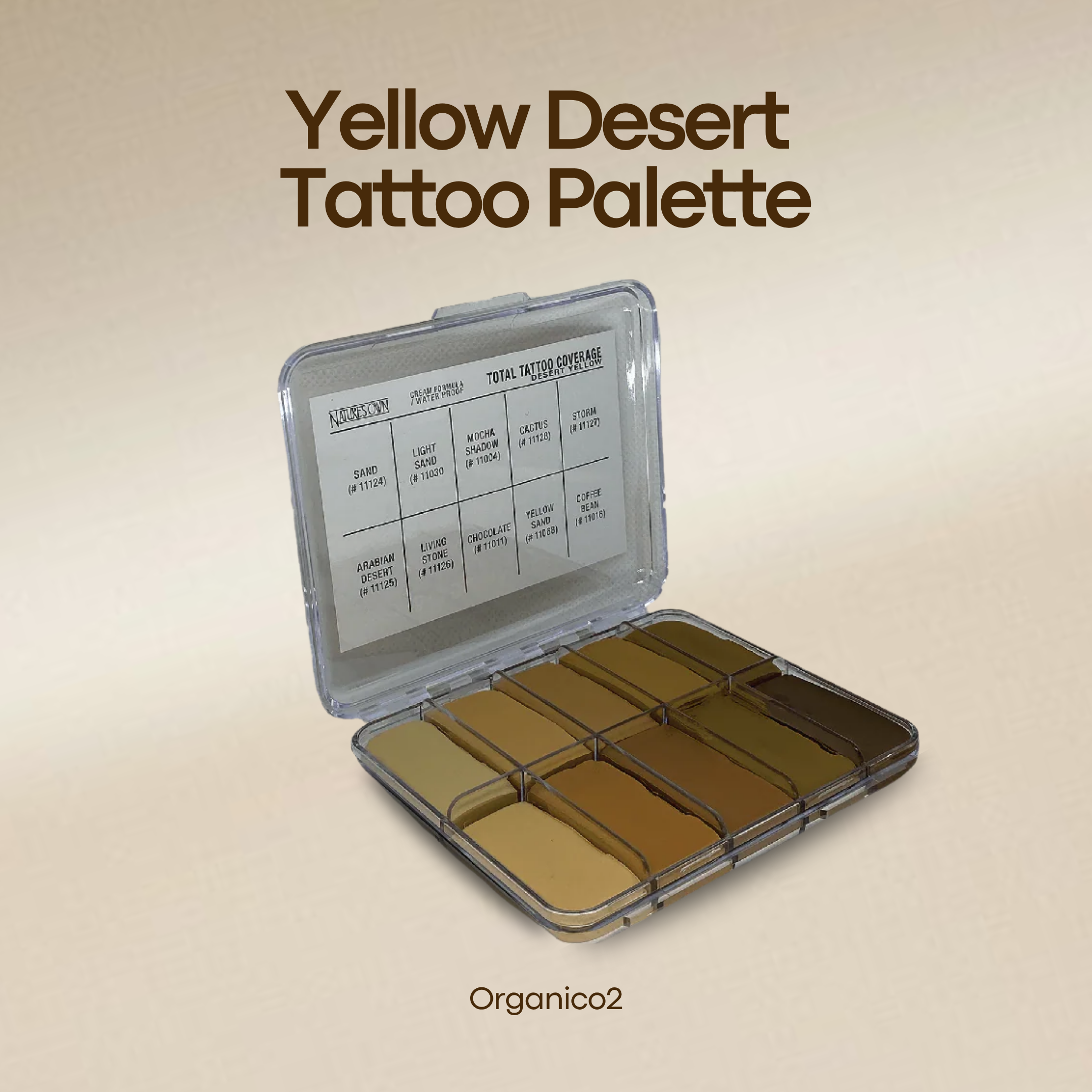 Palette - Total Tattoo - Yellow Desert - Mini