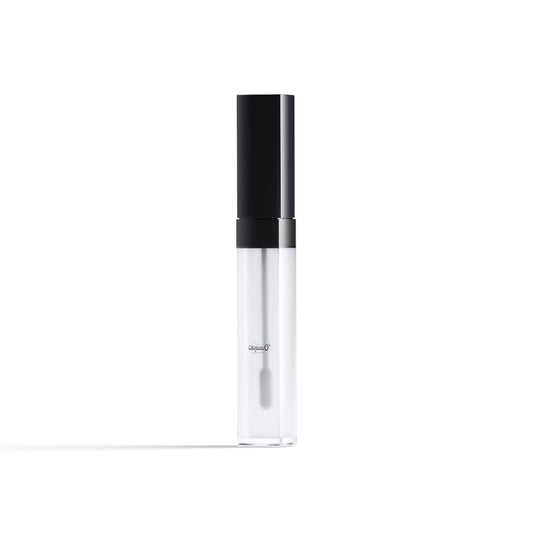 My Store clear gloss tube containing clear lash serum with black cap applicator
