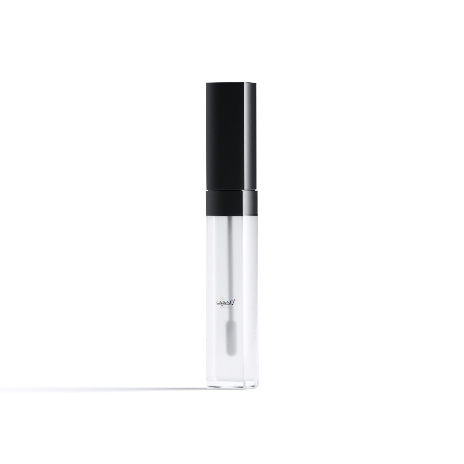 Clear gloss lip gloss with black cap from My Store natural transparent lip gloss